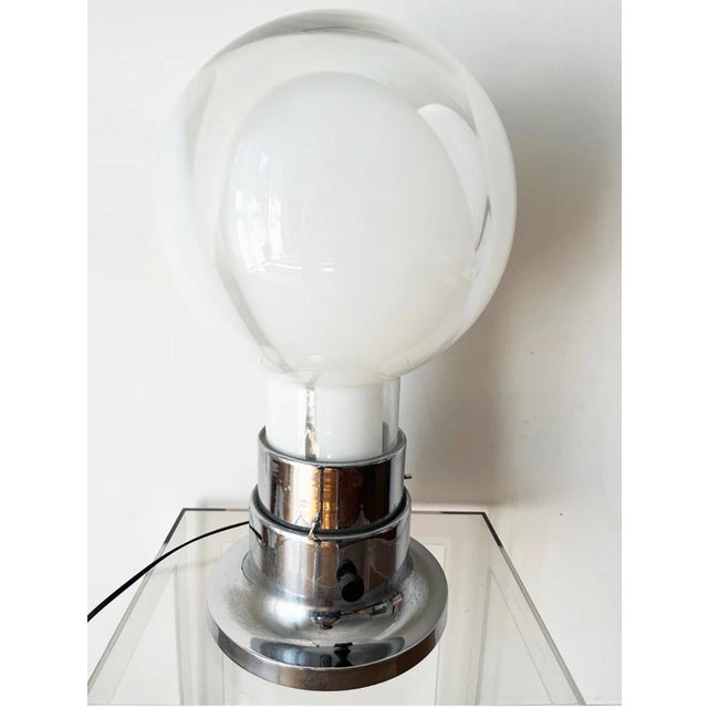 Space Age Murano Glass Table Lamp, 1970s For Sale - Image 4 of 6