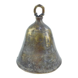 Early 20th Century Benue Brass Bell Nigeria For Sale