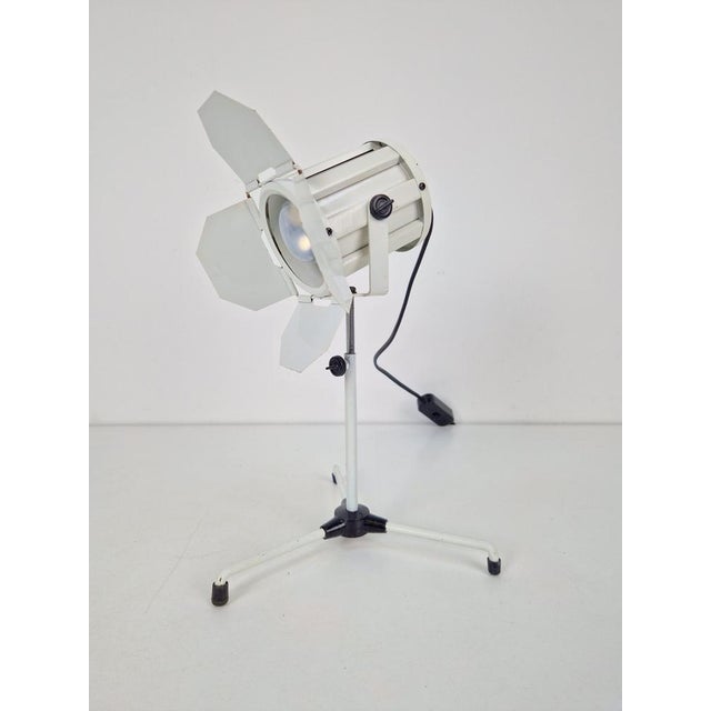 Black Vintage Film Projector Table Lamp, 1970 For Sale - Image 8 of 9