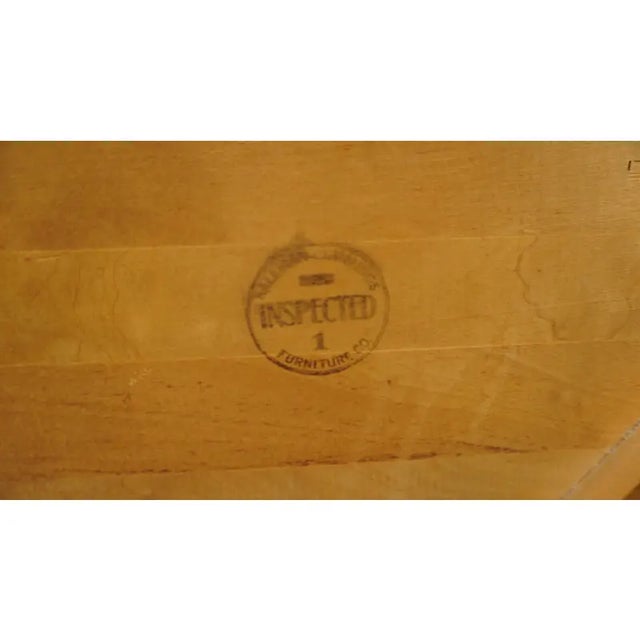 Brown Ballman Cummings Solid Maple Early American Colonial Style Full Size Bed For Sale - Image 8 of 9