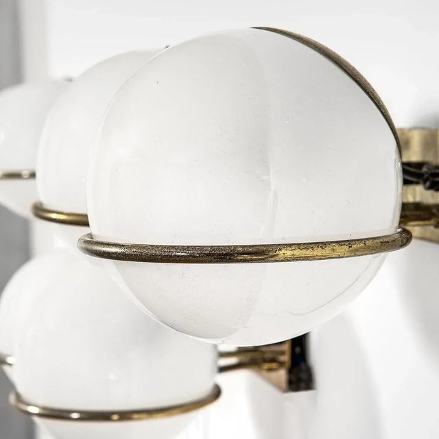 Wall Lights Model 238/2 by Gino Sarfatti for Artiluce, 1960s, Set of 3 For Sale - Image 3 of 7