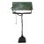 Industrial Vintage Industrial Green Enamel Banker Light Table or Desk Light For Sale - Image 3 of 7
