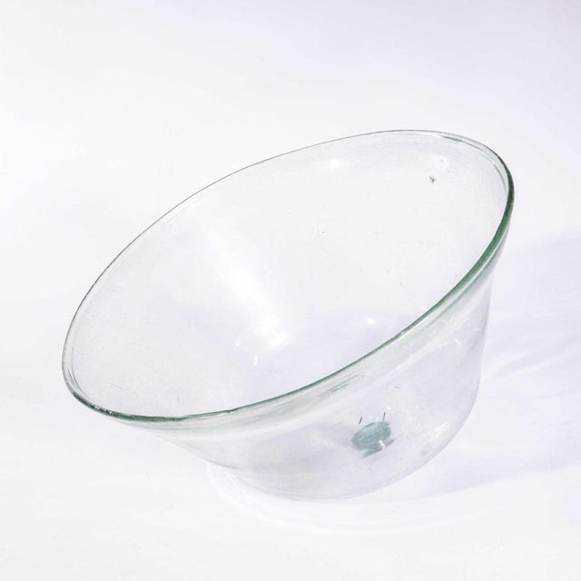 19th Century French Mouth Blown Glass Cloche (5283). Beautiful original late 19th Century mouth blown glass cloche from...