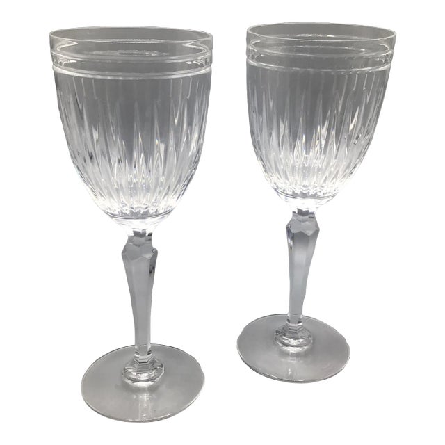 Waterford Water Goblets "Hanover" - A Pair For Sale