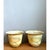 Light Yellow Vintage Distressed French Toile Metal Cache Pot - A Pair For Sale - Image 8 of 12
