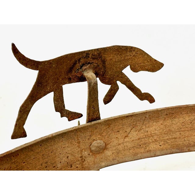 Antique French Kitchen Pot Rack in Wrought Iron, 1800s For Sale - Image 11 of 16