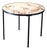 Circular Coffee Table with Warrior Decor by Roger Capron, 1960s For Sale