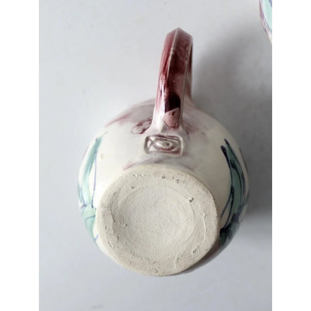 Vintage Studio Pottery Mugs - a Pair For Sale - Image 10 of 12