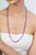 Add a rich touch of purple to your jewelry collection with this elegant 26-inch beaded necklace, featuring 116 carats of...