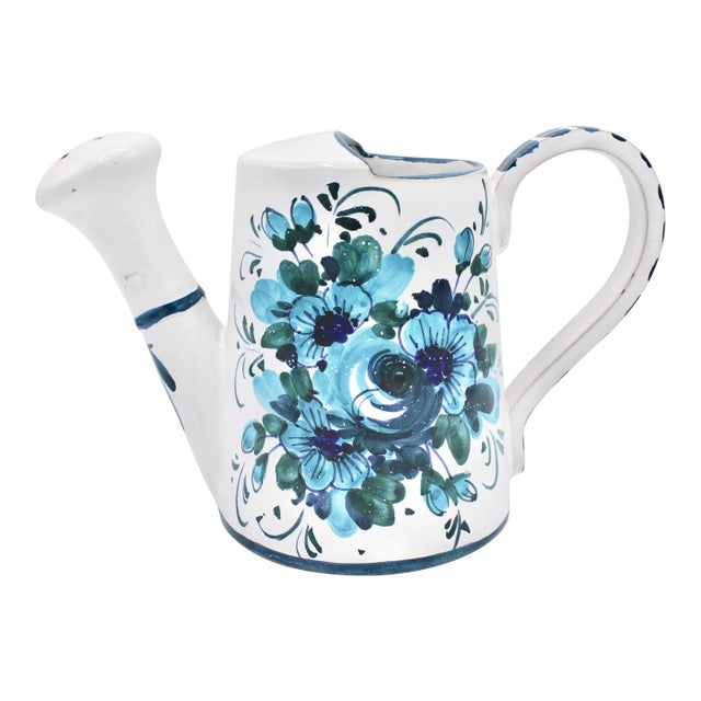 Vintage Italian Pottery Watering Can / Vase For Sale