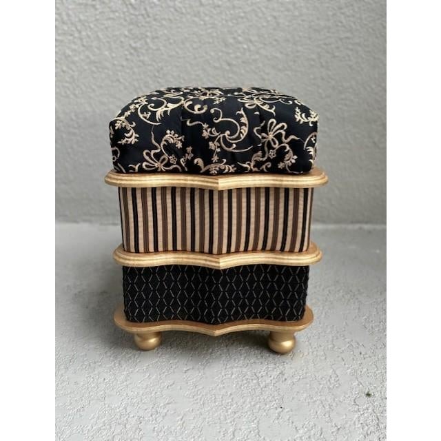 Exquisitely crafted decorative footstool, blends classic charm with modern sophistication. Designed to impress, this piece...