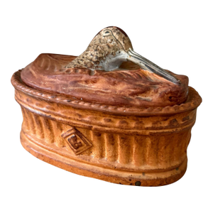 Vintage Pilllivuyt Woodcock Terrine for Lamalle Nyc – French Porcelain Game Bird Pâté Dish