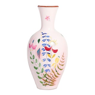 Large Stig Lindberg Faience Vase For Sale