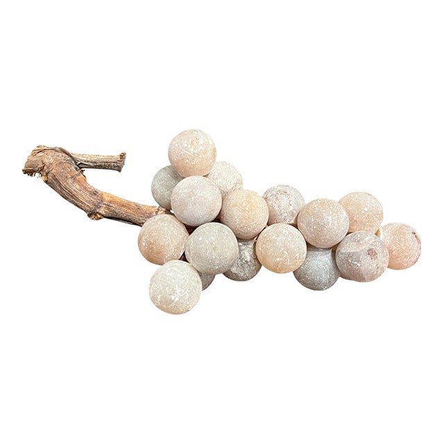 Mid 20th Century Belgian Alabaster Grapes - Medium For Sale