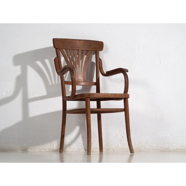 Antique bentwood office chair (c.1920) Dimensions: Length: 57 cm Depth: 48 cm Height: 97 cm Seat: 47 cm Style: Vienna...