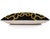 Hand-Knotted Silk Velvet Ikat Lumbar Pillow - 16x24 Gold & Forest Green For Sale In San Francisco - Image 6 of 7