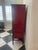Early 20th Century Antique Chinese Red Lacquer Wedding Cabinet With Gilt "Hundred Boys" Motif For Sale - Image 5 of 12