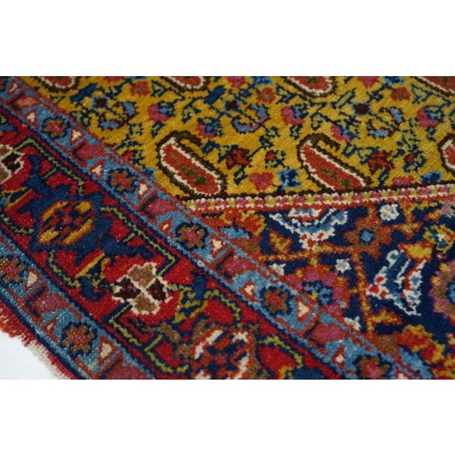 Antique Senneh Rug 2'10'' x 3'10'' For Sale In New York - Image 6 of 11