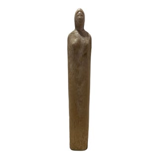 1960s Larry Mohr Resin Figurative Sculpture Signed From Artist Estate For Sale