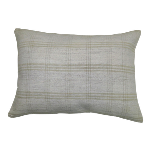 White Modern Persian Textile Kilim Pillow