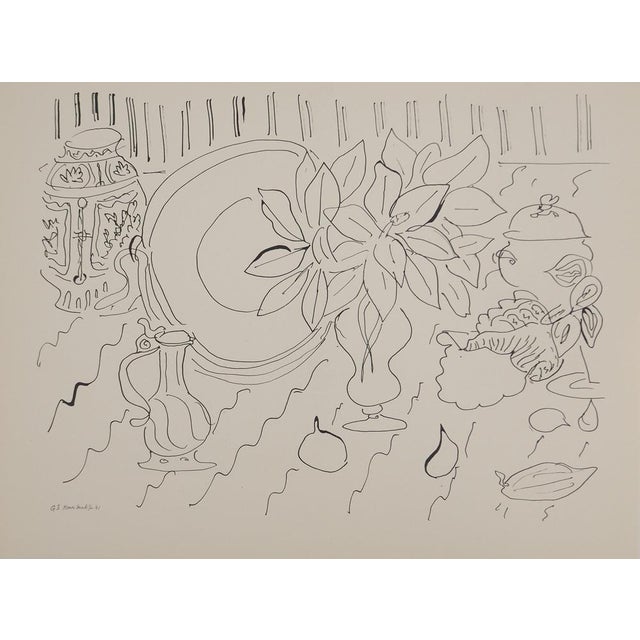 Henri Matisse, Nature morte au bouquet de lys, Lithograph For Sale - Image 6 of 6