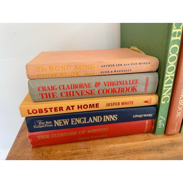 International Set of 10 Hardcover Cookbooks in Harvest Inspired Colors For Sale - Image 6 of 7