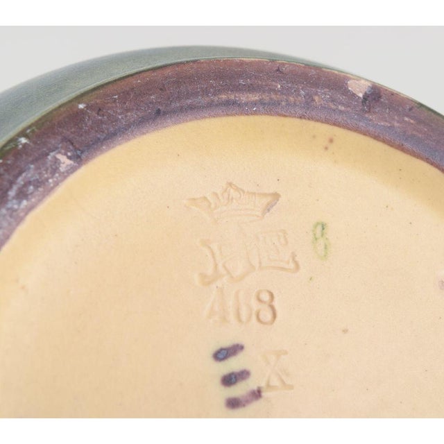 Danish Ceramic Vase with Motif of Two Sparrows by Axel Salto, 1930s For Sale - Image 6 of 7