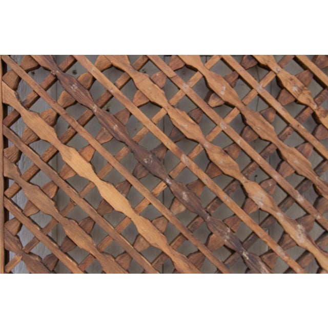 Antique Cedar Wood See-Through Wall Art For Sale In Los Angeles - Image 6 of 9