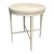 Vintage Hand-Painted French Country Round Accent Table For Sale