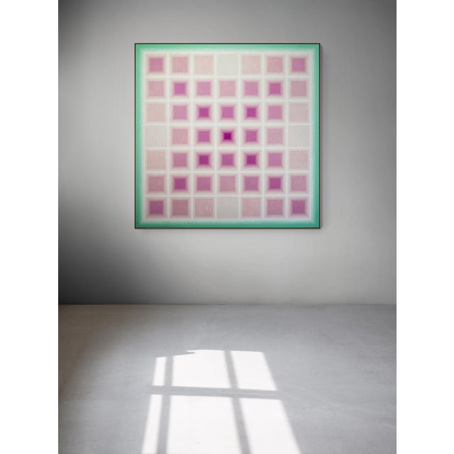 This work will be shipped rolled. Andy Harwood (b. 1983) is a prominent Australian abstract artist whose work explores the...