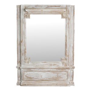 Monumental Painted Trumeau Mirror