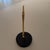 Large vintage brass paper clip holder for notes, memos, reminders for desktop. Felt round base. Stamped made in Hong Kong...