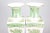 Late 20th Century Japanese Imari Green Vases- a Pair For Sale - Image 4 of 9