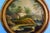 Rococo Lake Landscape, 18th Century, Oil Painting on Circular Panel, Framed For Sale - Image 3 of 14