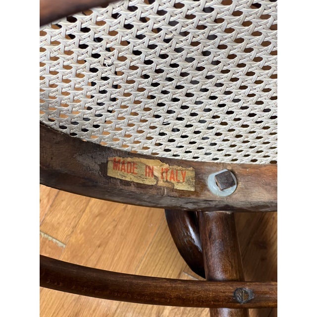 Italian Bentwood Thonet Cafe Daum Style Armchairs by Salvatore Leone, Set of 3 For Sale - Image 18 of 18