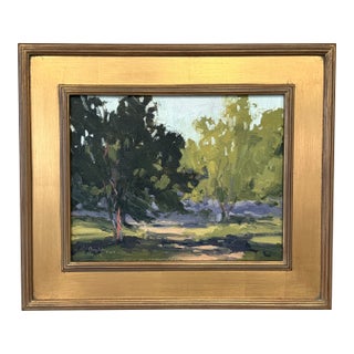 French Plein Air Landscape Oil Painting For Sale