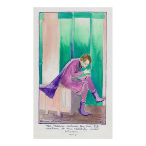 1932 Eunice Starkie Palace School Watercolor