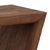 Modern Walnut Trapezoid Console Table For Sale - Image 4 of 5