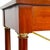 Wood 1990 Ethan Allen Medallion Collection Cherry Console Table With Brass X-Stretcher For Sale - Image 7 of 16