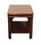 ALTAVISTA LANE Bookmatched Mahogany Traditional Style 20" Accent End Table 988-05 22.25" High 20" Wide 27" Deep We...