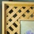 Vintage Raw Wood Lattice Framed Floral Oil Painting by L. Tunnell Ooak Cottage For Sale - Image 14 of 18