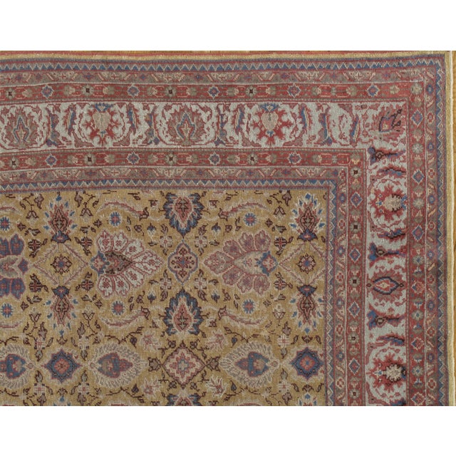 Traditional Early 20th Century Antique Persian Sultanabad Rug-7'8x9'9 For Sale - Image 3 of 10