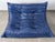 Animal Skin Vintage French Togo Sofa in Blue Leather by Michel Ducaroy for Ligne Roset, 1980s For Sale - Image 7 of 12