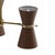 Brown Regina Andrew Gable Pendant, Antique Natural Brass with Russet Shade For Sale - Image 8 of 11