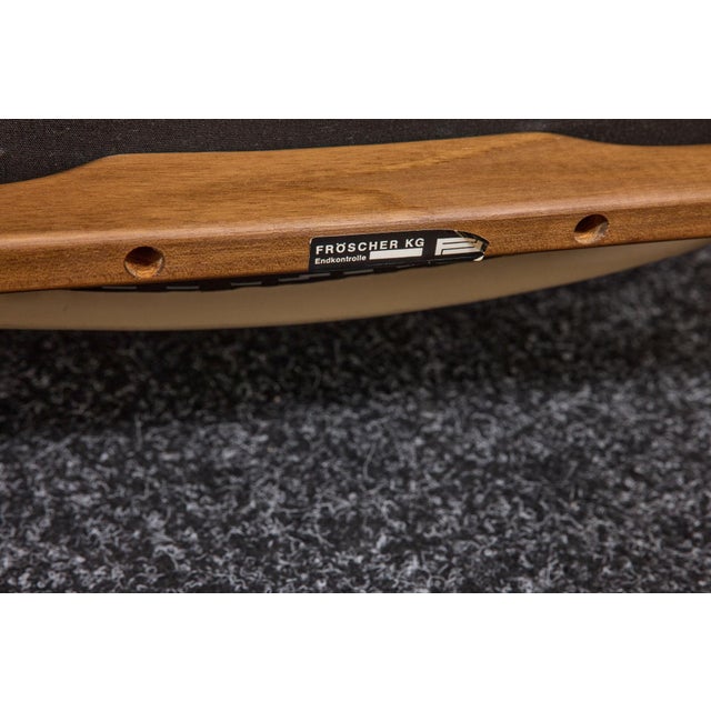 Vintage Dining Armchairs in Walnut and Vinyl Leather from Ib Kofod-Larsen, 1963, Set of 4 For Sale - Image 4 of 18