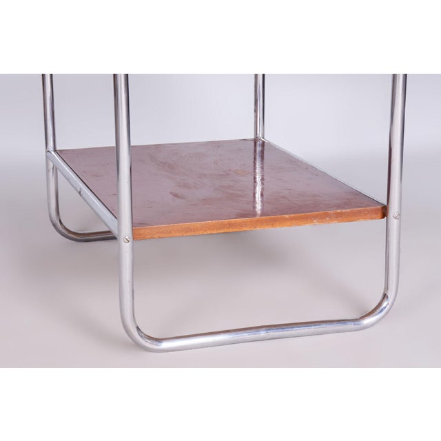 Bauhaus Side Table in Chrome-Plated Steel, 1930s For Sale - Image 9 of 10