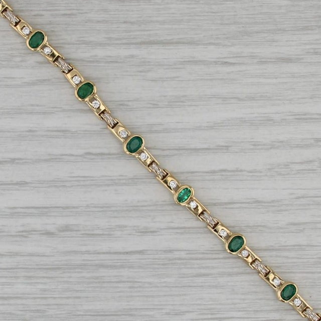 Gemstone Information: - Natural Emeralds - Total Carats - 1.60ctw Cut - Oval Color - Green Treatment - Oiling - Natural...