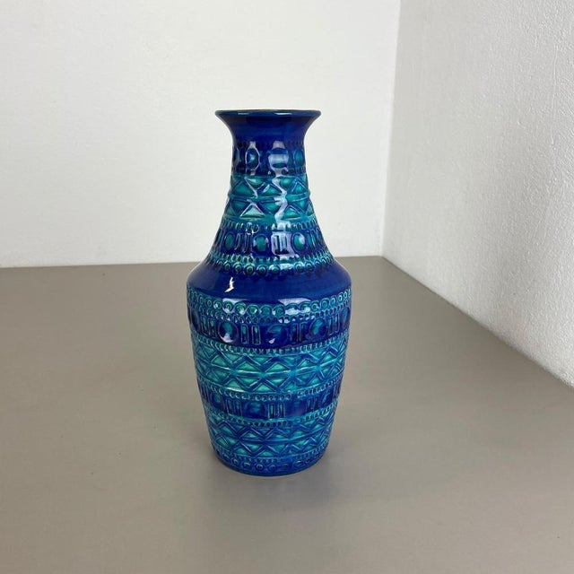 Fat Lava Pottery Vase from BAY Ceramics, Germany, 1970s For Sale - Image 3 of 16