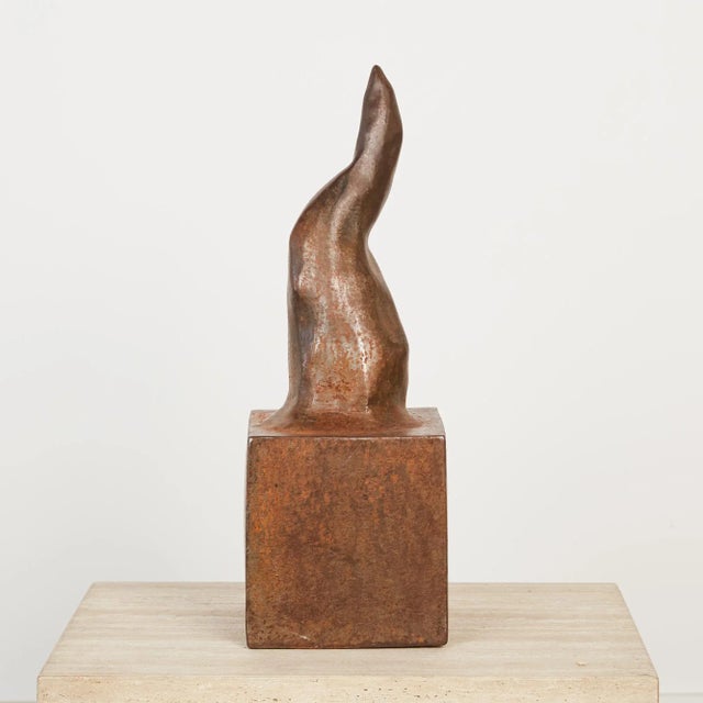 Patinated Metal Tendril Sculpture For Sale In Los Angeles - Image 6 of 10