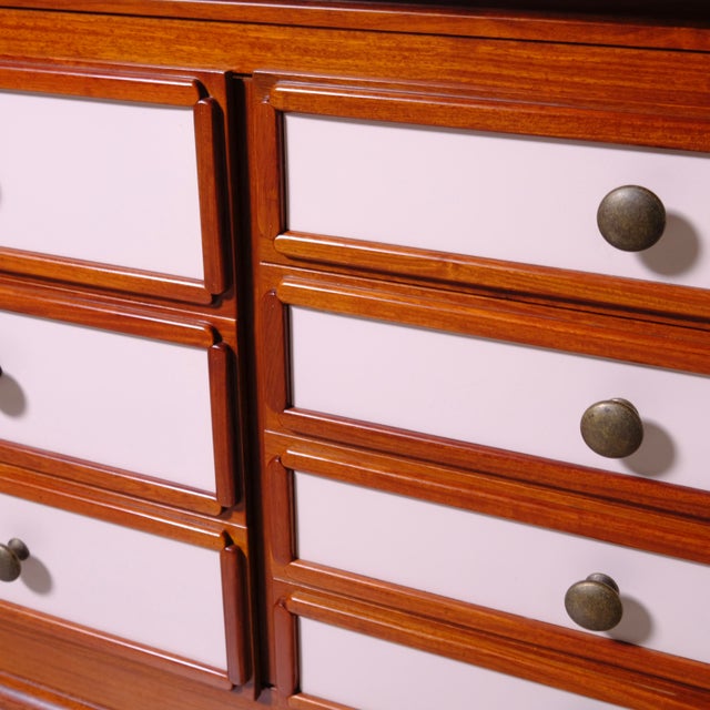 1970s Vintage Wooden Chest of Drawers, Italy, 1970s For Sale - Image 5 of 18